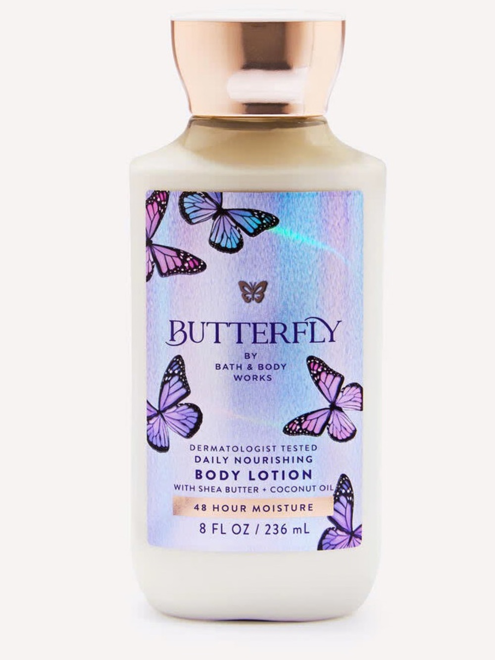 Bath & Body Works Butterfly Daily Nourishing Body Lotion - Purple & Gold
